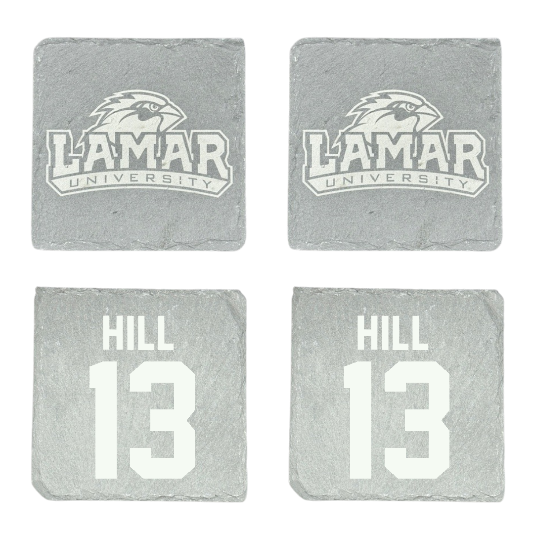 Lamar University Basketball Stone Coaster (4 Pack)  - #13 Taliah Hill