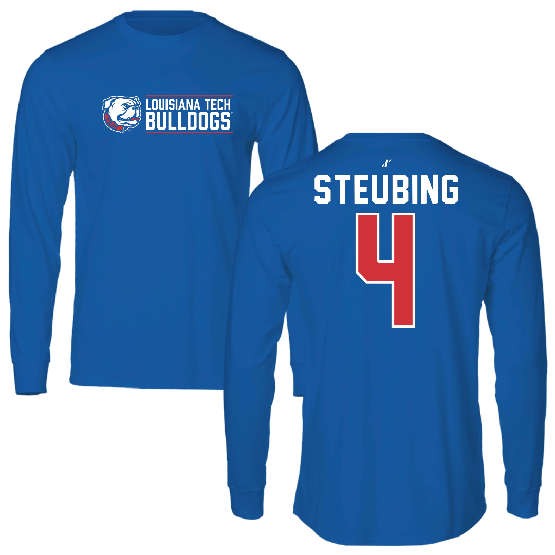 Louisiana Tech University Volleyball Blue General Long Sleeve - #4 Riley Steubing