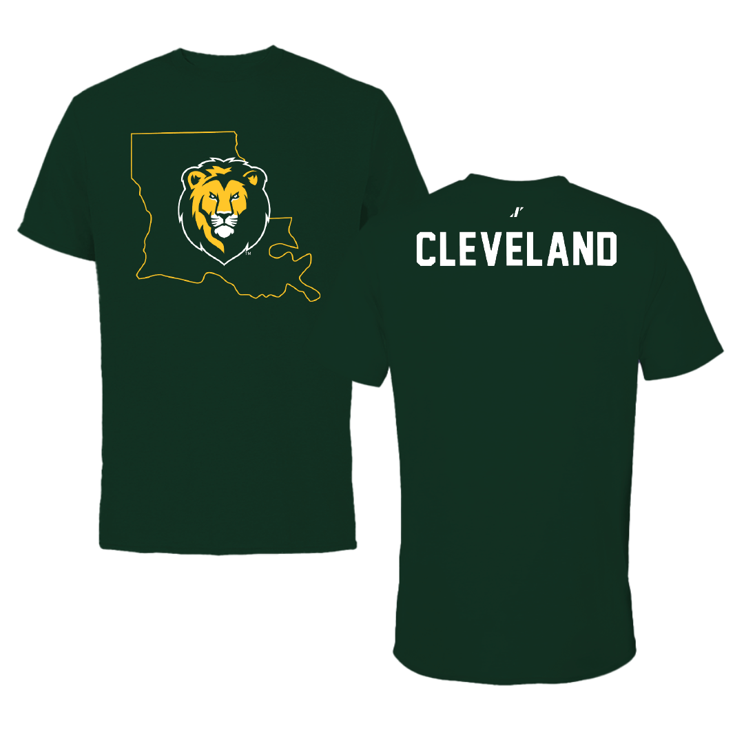 Southeastern Louisiana University TF and XC Forest Green State Tee - Alexandra Cleveland