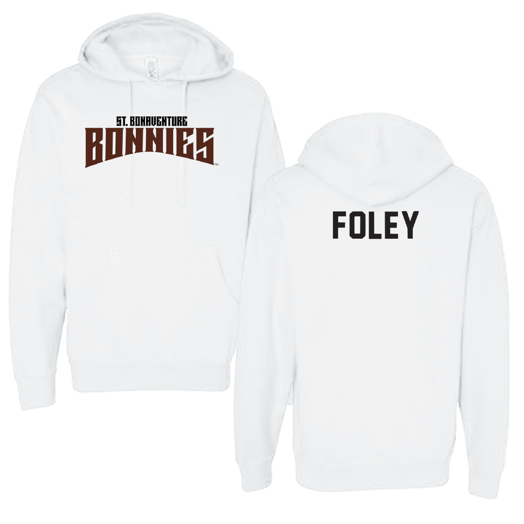 St. Bonaventure University Swimming & Diving White Classic Hoodie - Rylie Foley