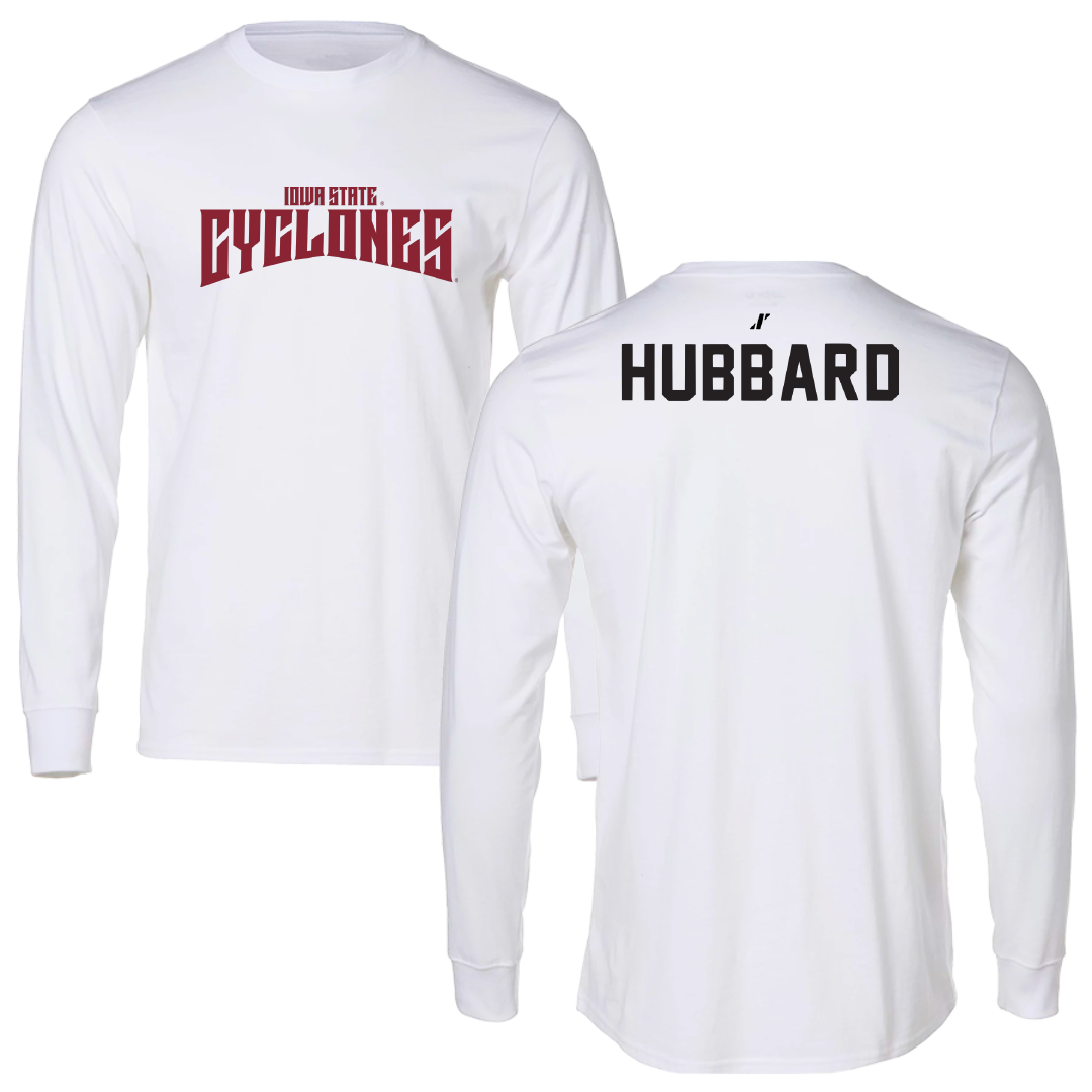 Iowa State University TF and XC White Classic Long Sleeve - Camryn Hubbard