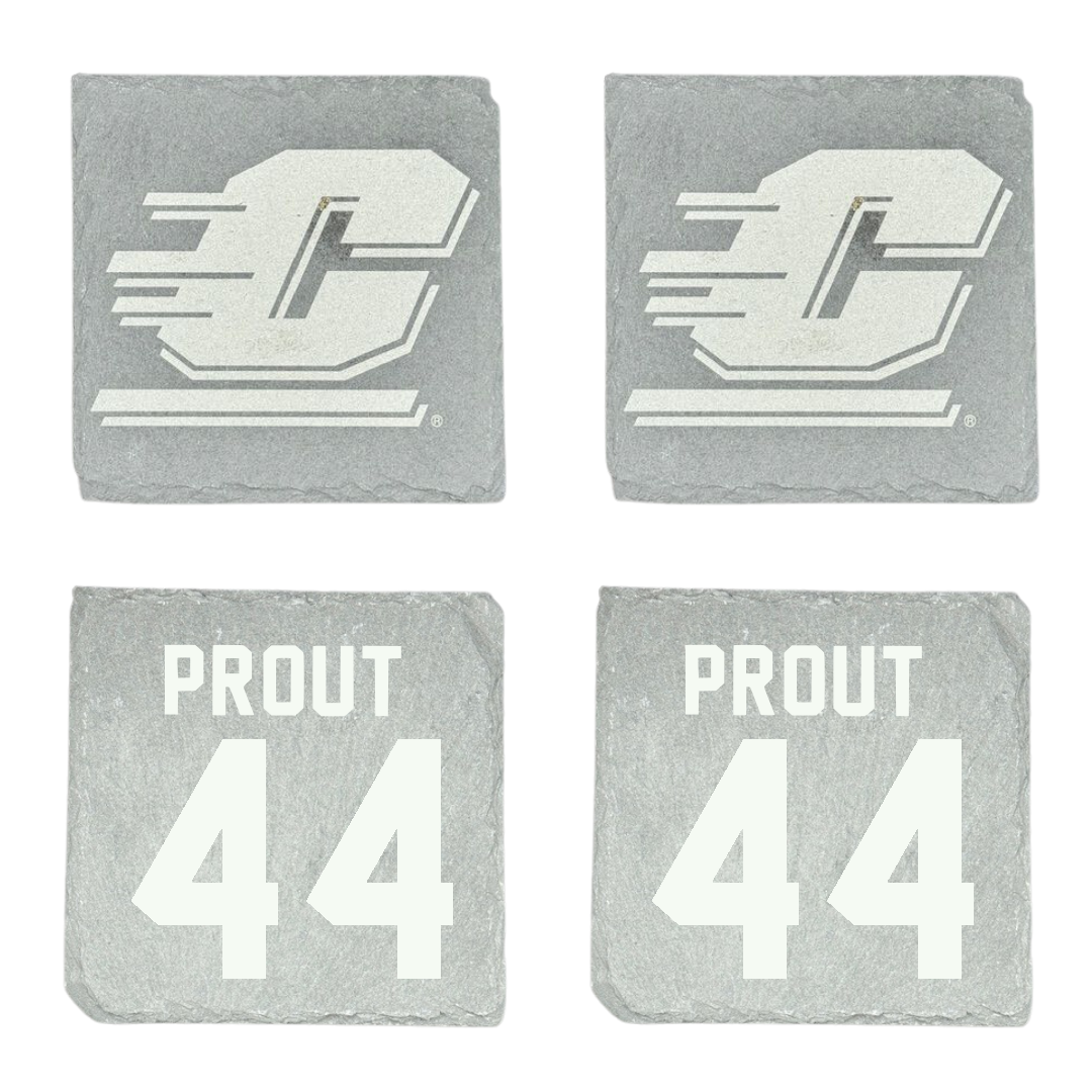 Central Michigan University Baseball Stone Coaster (4 Pack)  - #44 Cole Prout