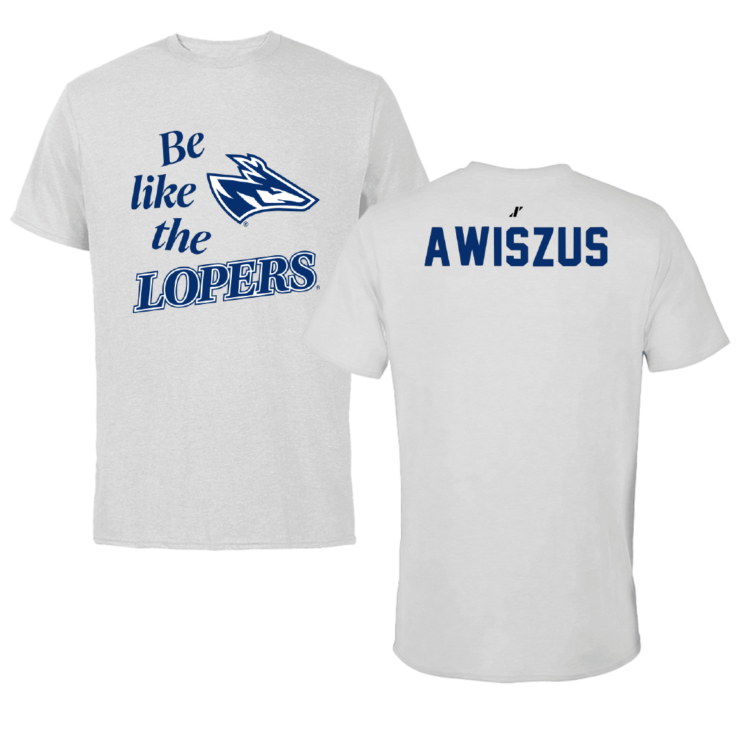 University of Nebraska at Kearney Wrestling Light Gray Be Like Us Performance Tee - Jacob Awiszus