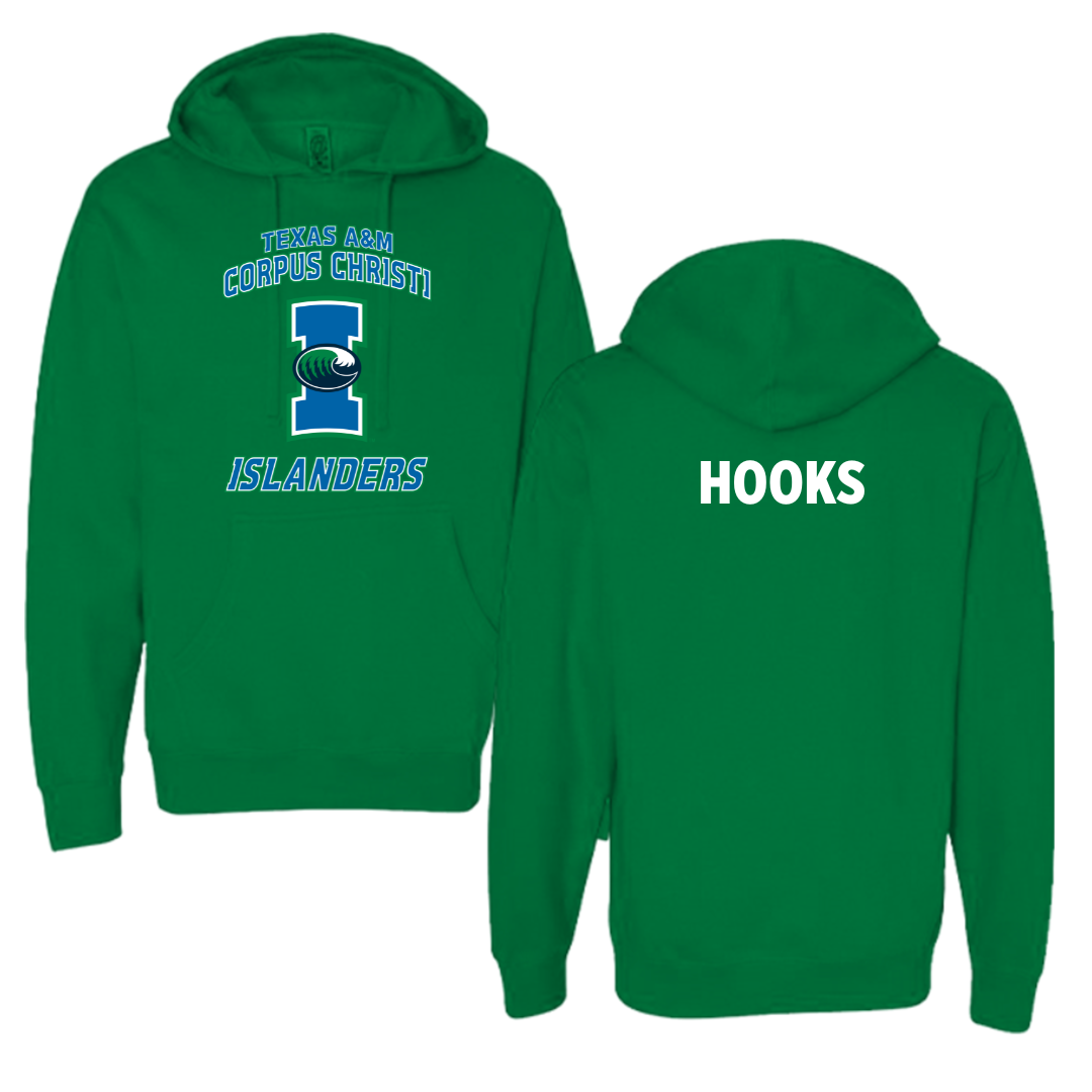 Texas A&M University-Corpus Christi TF and XC Green Hoodie - Damacio Hooks
