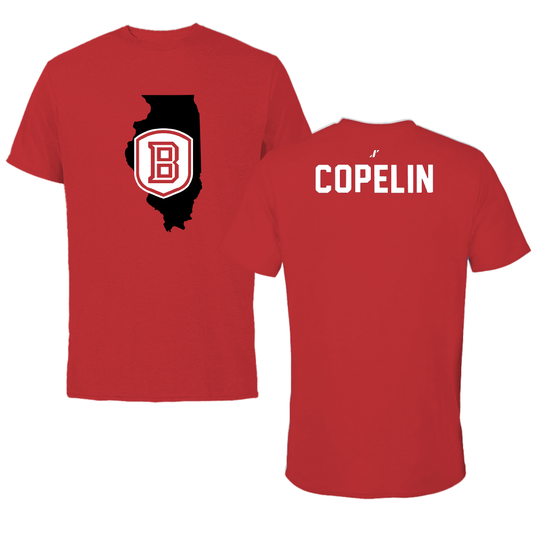 Bradley University TF and XC Red State Performance Tee - Jaxson Copelin