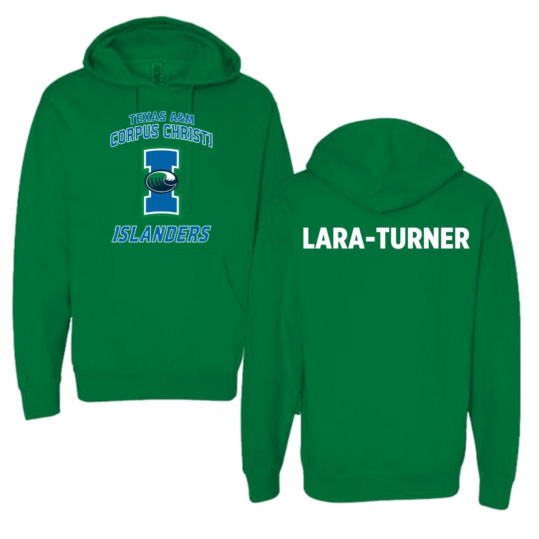 Texas A&M University-Corpus Christi TF and XC Green Hoodie - Khiah Lara-Turner