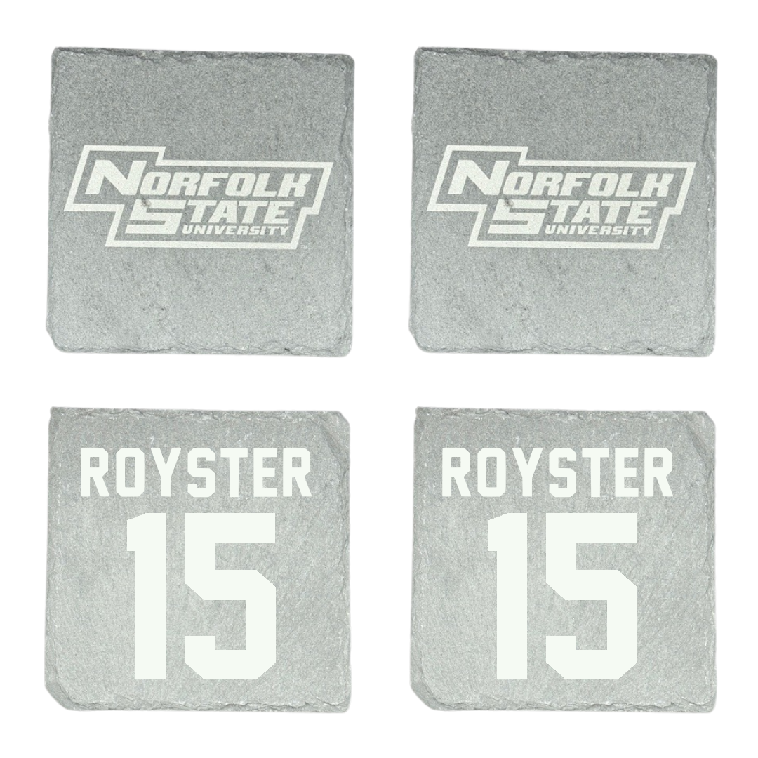 Norfolk State University Baseball Stone Coaster (4 Pack)  - #15 Liam Royster