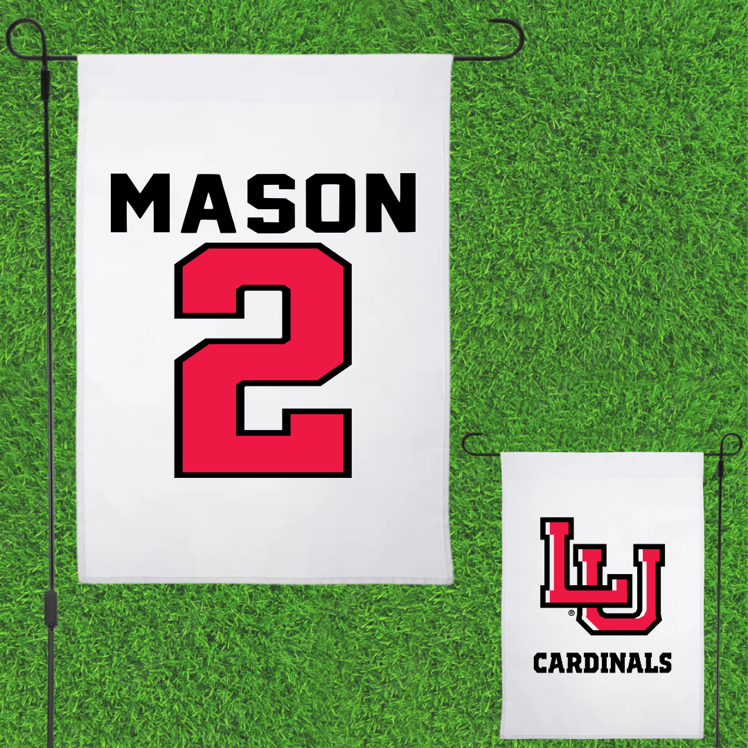 Lamar University Basketball White Garden Flag - #2 Victoria Mason