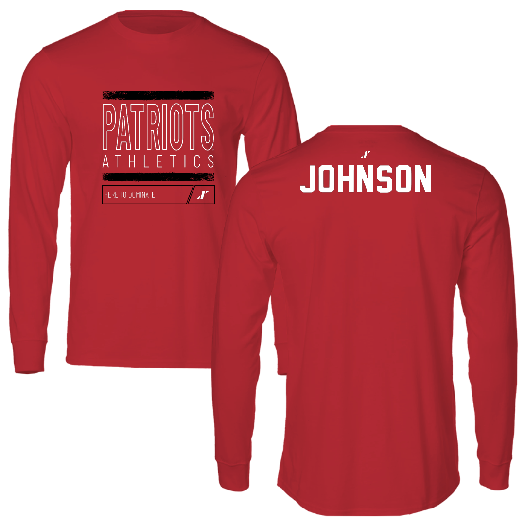 Dallas Baptist University TF and XC Red Dominate Long Sleeve - Cailey Johnson