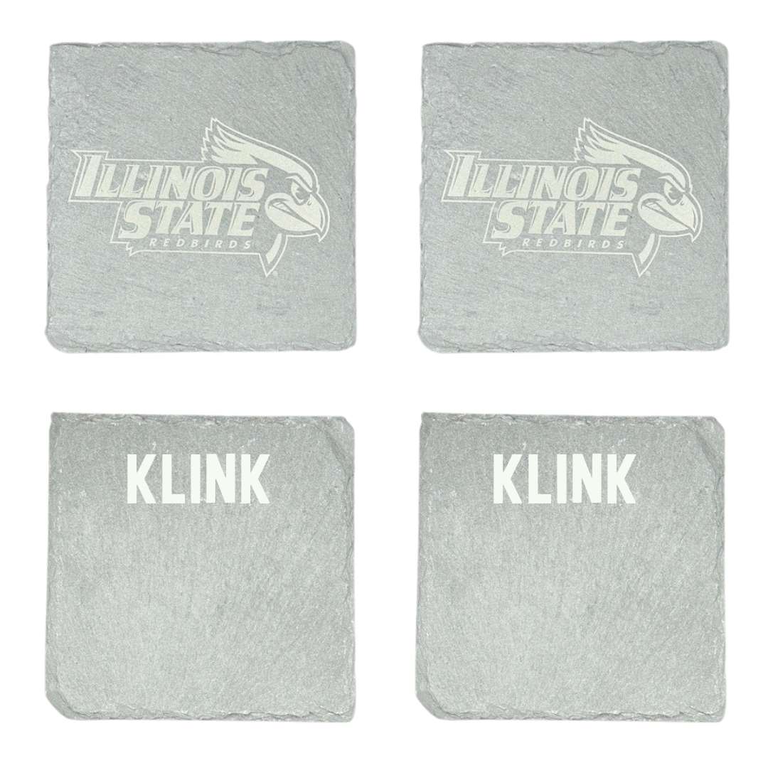 Illinois State University Track and Field Stone Coaster (4 Pack)  - Jacob Klink