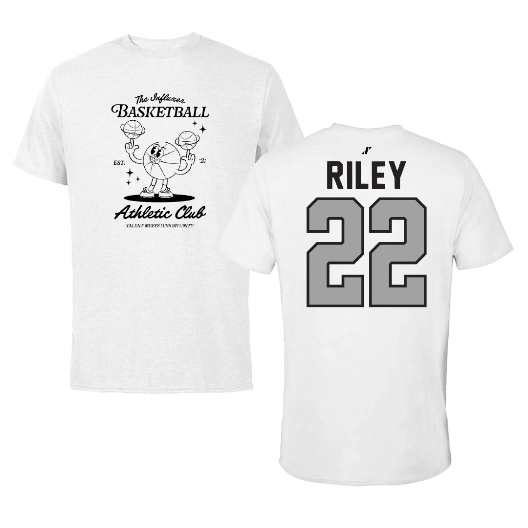 Basketball White Influxer Athletic Club Tee - #22 JC Riley