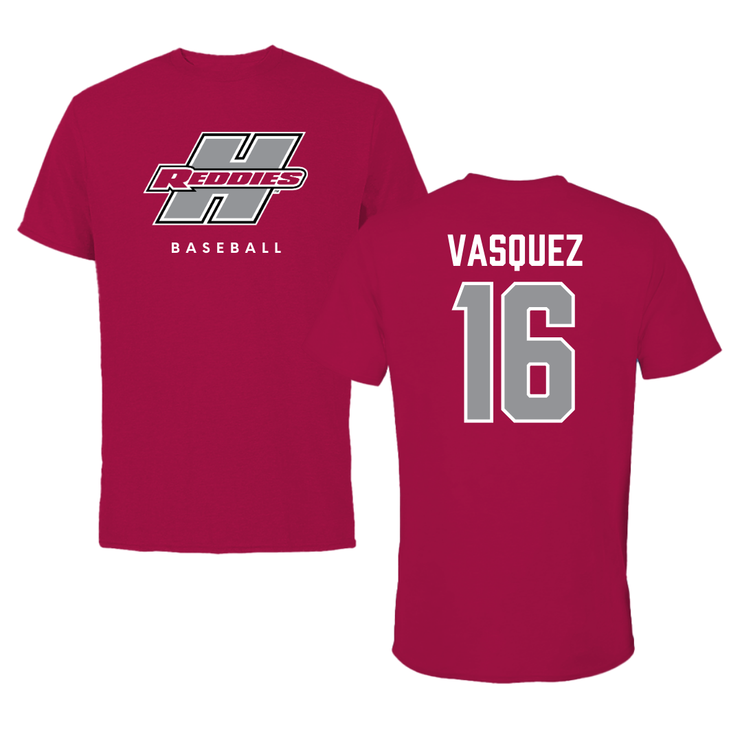 Henderson State University Baseball Cardinal Performance Tee - #16 Julio Vasquez