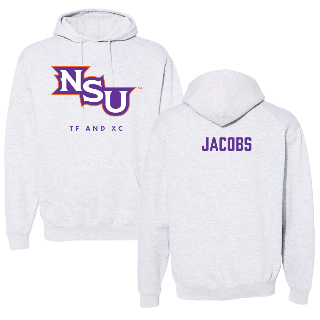 Northwestern State University TF and XC Gray Hoodie - Cyrus Jacobs