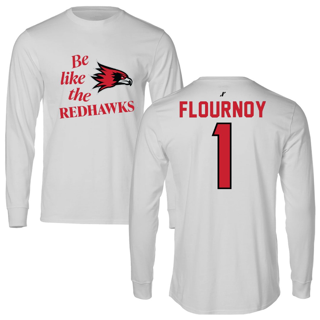Southeast Missouri State University Football Light Gray Be Like Us Long Sleeve - #1 Ryan Flournoy