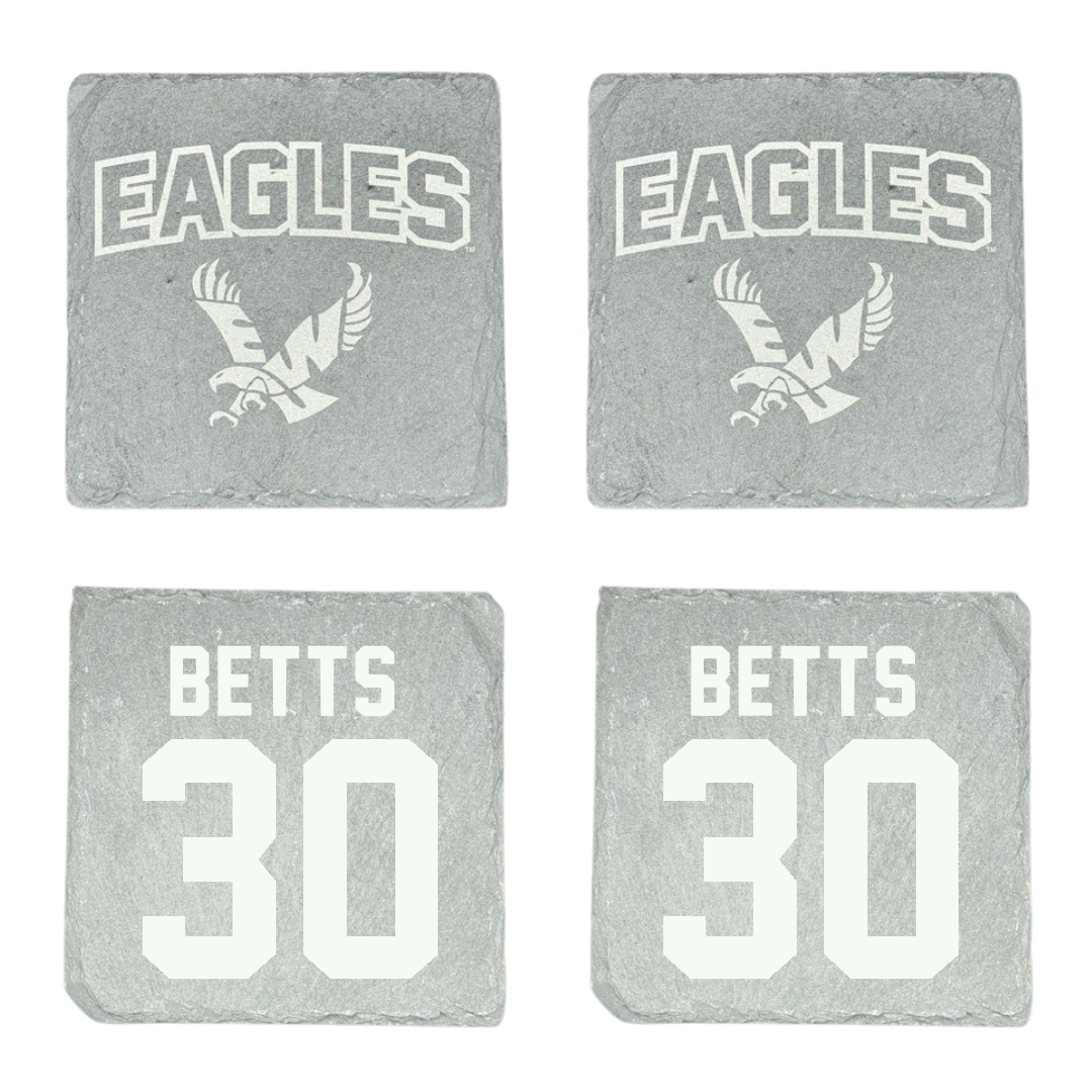 Eastern Washington University Football Stone Coaster (4 Pack)  - #30 Talon Betts