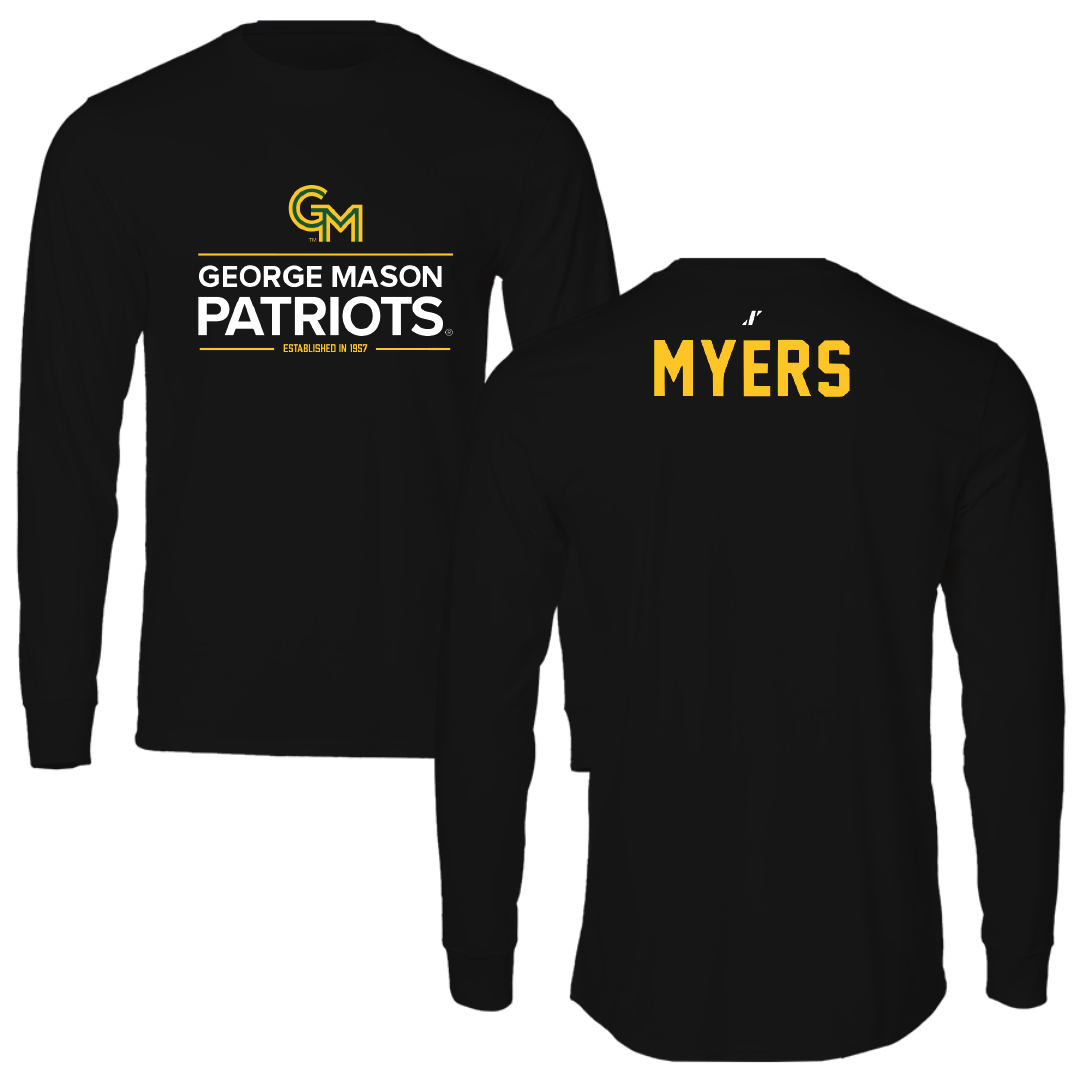 George Mason University TF and XC Black General Long Sleeve - Brody Myers
