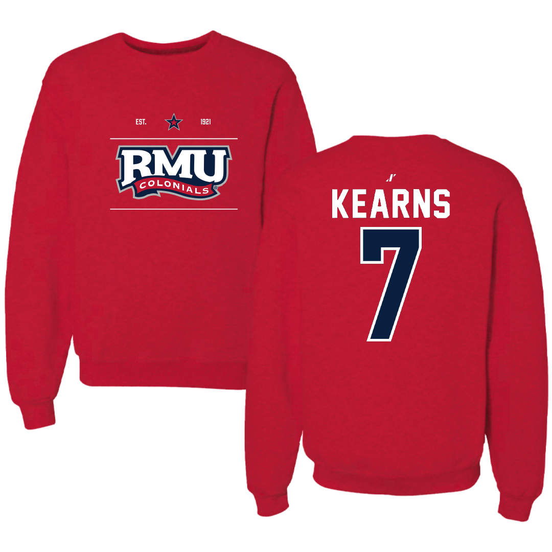 Robert Morris University Soccer Red General Crewneck - #7 Malia Kearns