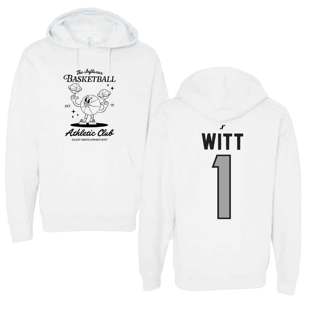 Basketball White Influxer Athletic Club Hoodie - #1 Sai Witt