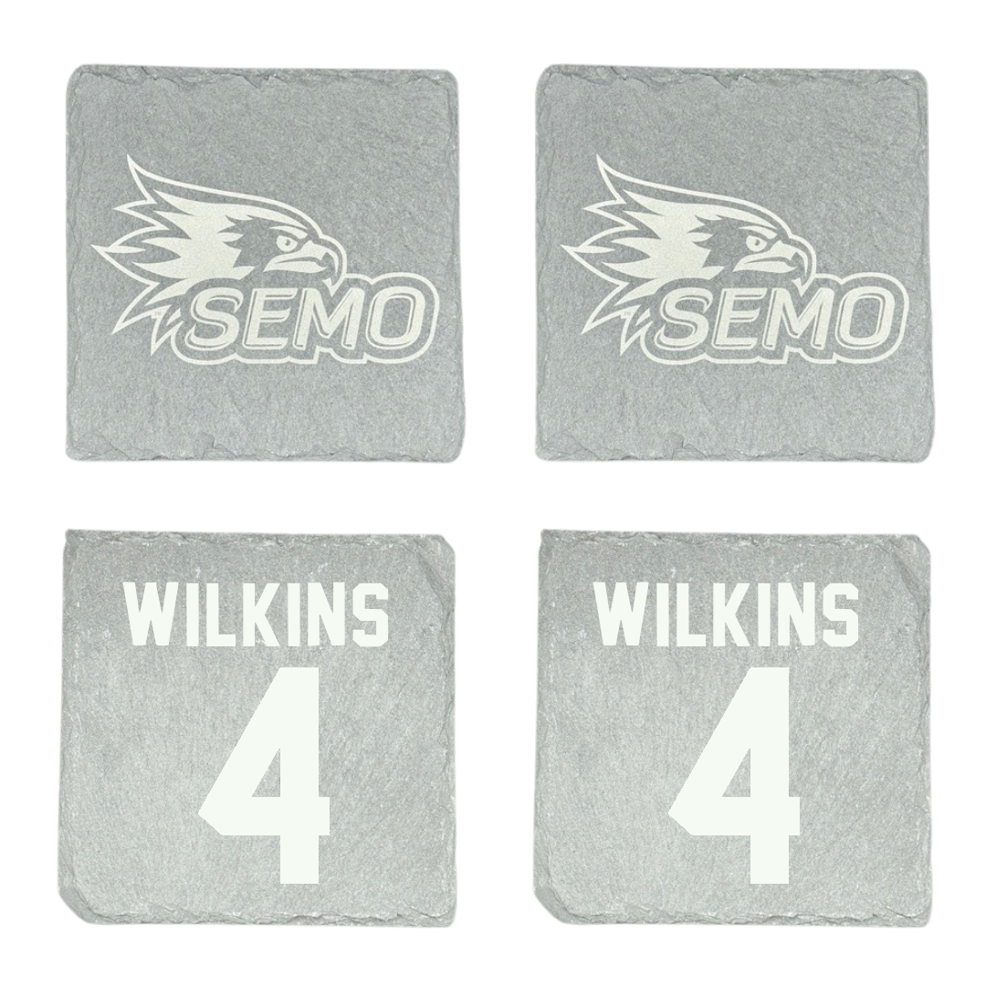 Southeast Missouri State University Softball Stone Coaster (4 Pack)  - #4 Kinley Wilkins