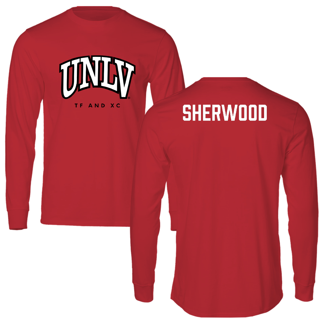 University of Nevada-Las Vegas TF and XC Red Block Long Sleeve - Kamari Sherwood