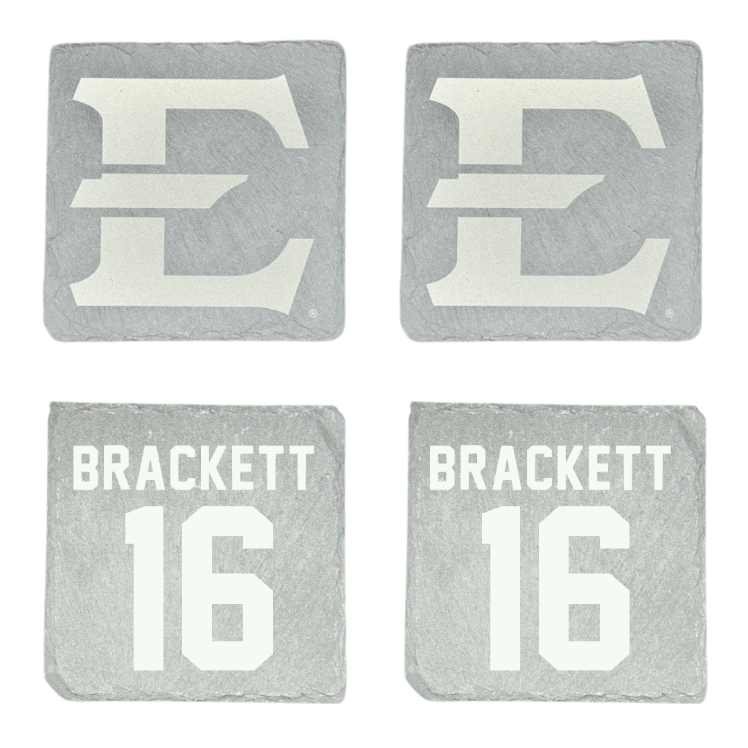 East Tennessee State University Football Stone Coaster (4 Pack)  - #16 Nate Brackett