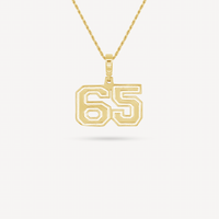 Gold Presidents Pendant and Chain - #65 Juwuan Carbonell
