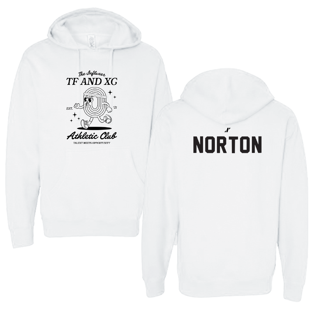 TF and XC White Influxer Athletic Club Hoodie - Robert Norton