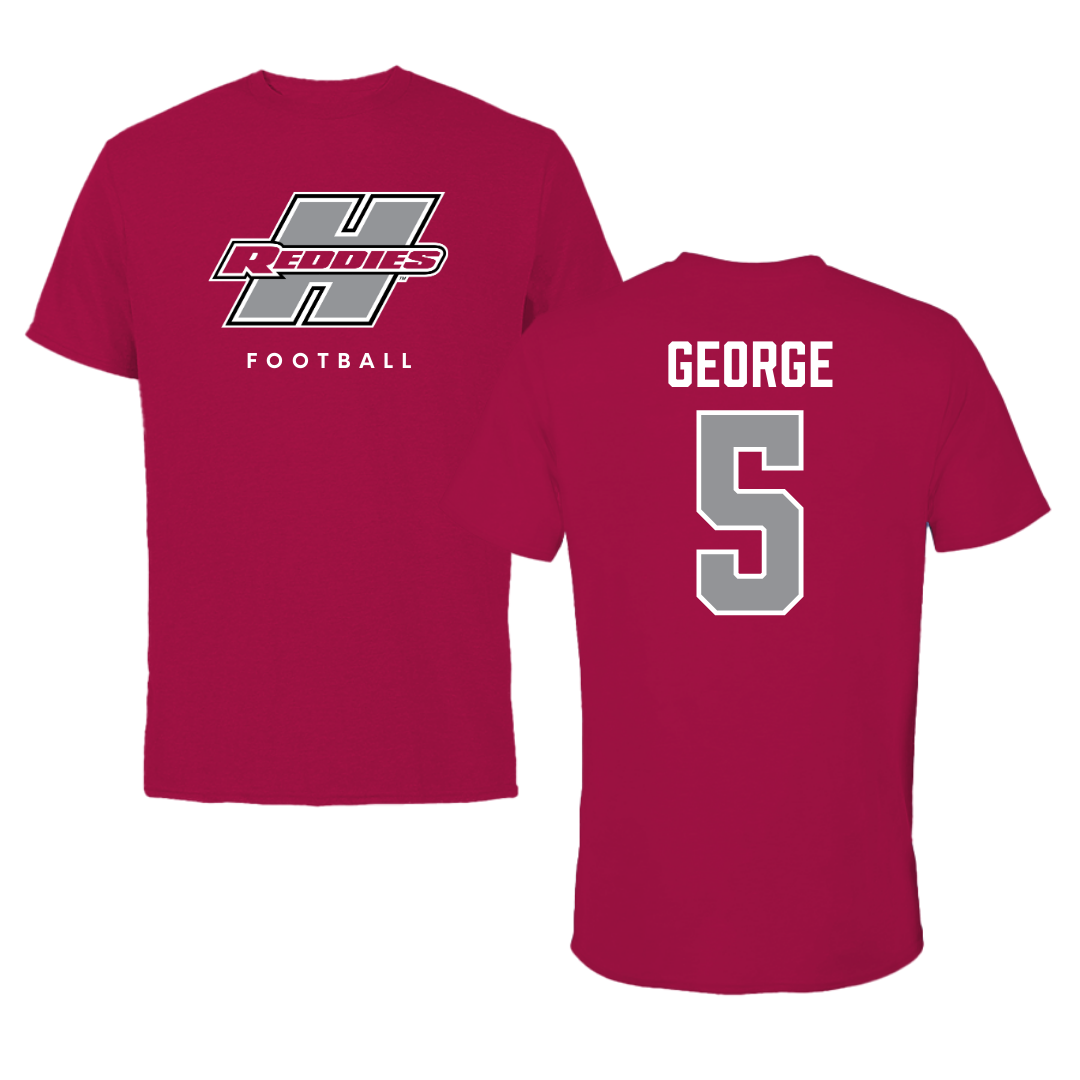 Henderson State University Football Cardinal Performance Tee - #5 Elijah George