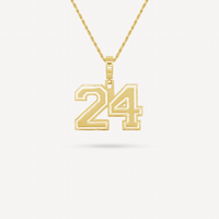 Gold Presidents Pendant and Chain - #24 Jeremiah Flemmons