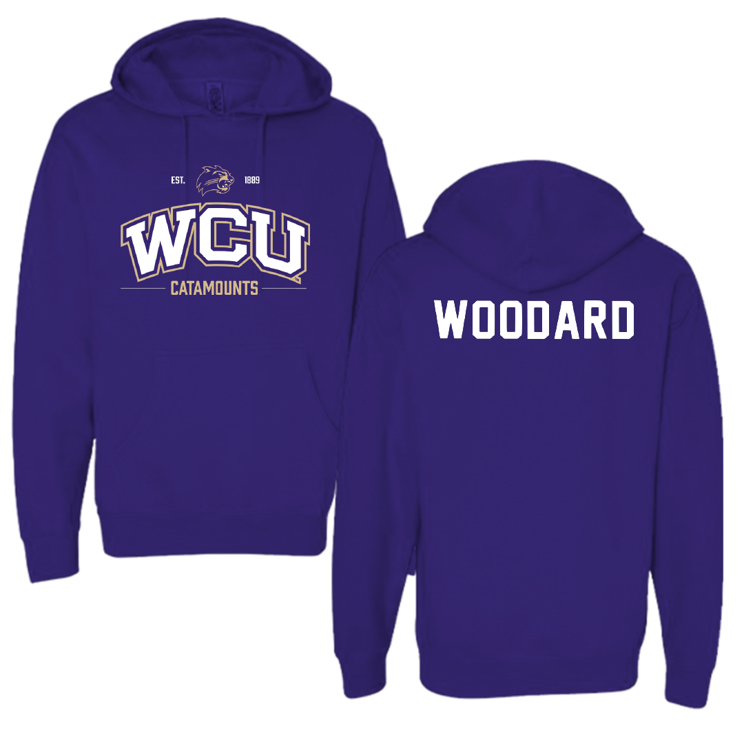 Western Carolina University TF and XC Purple General Hoodie - Sky Woodard