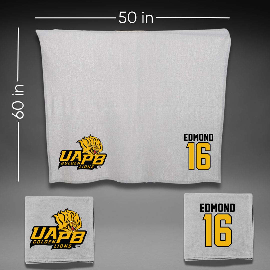 University of Arkansas-Pine Bluff Volleyball Gray Blanket - #16 Ariyonna Edmond