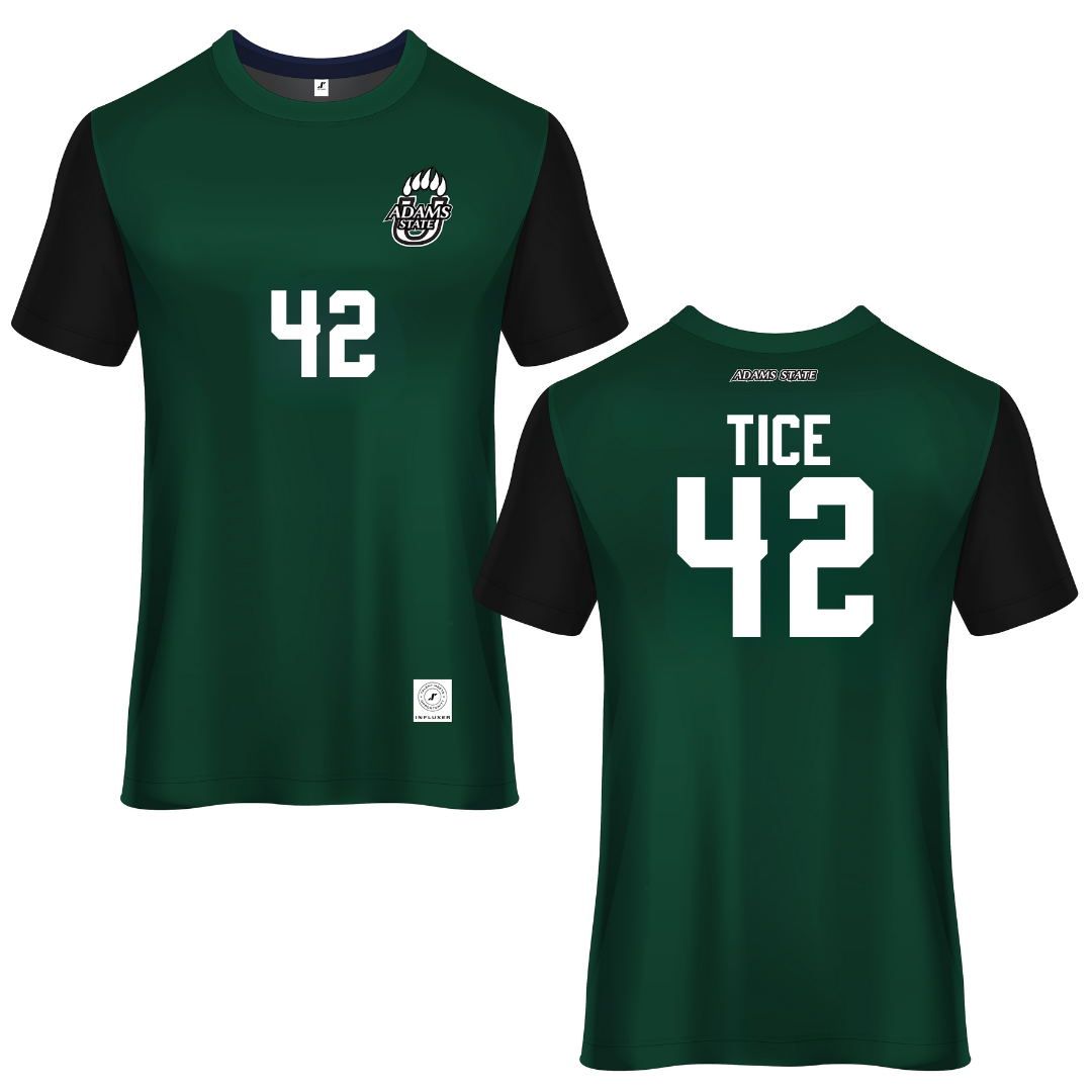 Adams State University Green Soccer Jersey - #42 Sophia Tice