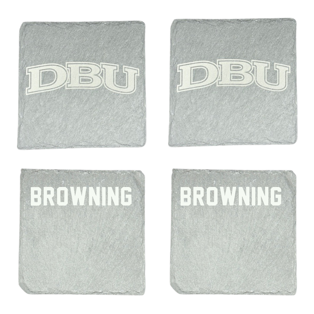 Dallas Baptist University TF and XC Stone Coaster (4 Pack)  - Luke Browning