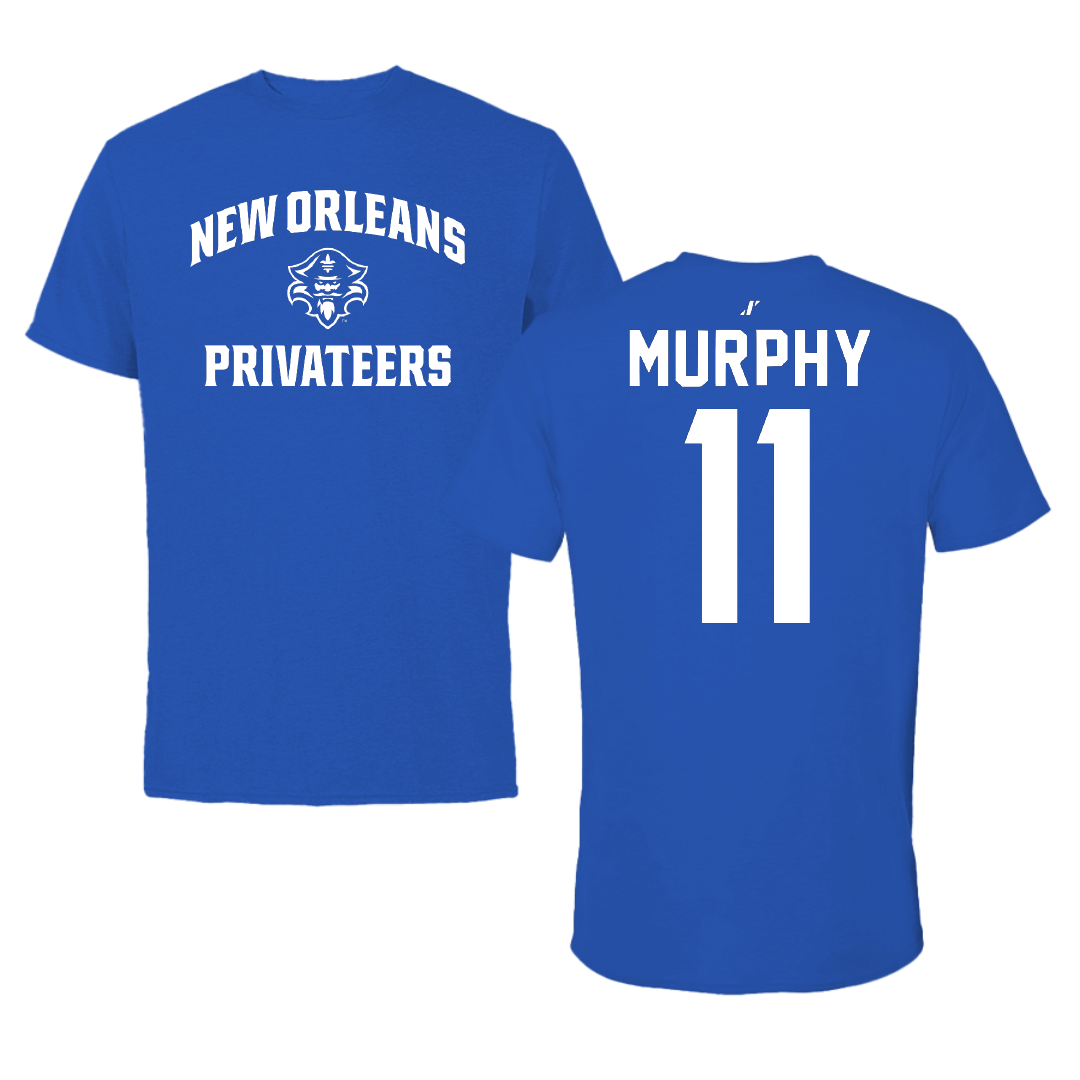 University of New Orleans Basketball Blue General Tee - #11 Preston Murphy