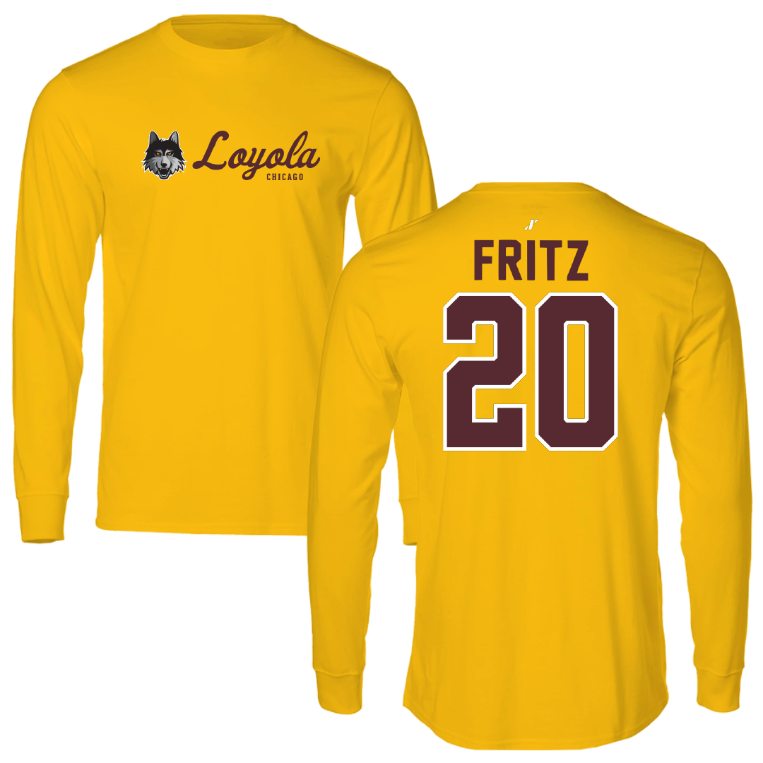 Loyola University-Chicago Soccer Gold General Long Sleeve - #20 Isabella Fritz