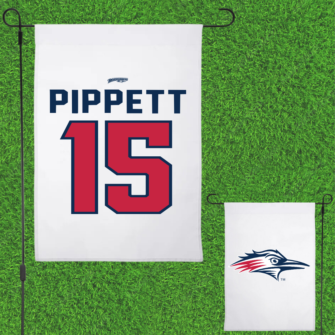 Metropolitan State University of Denver Basketball White Garden Flag - #15 Jackie Pippett