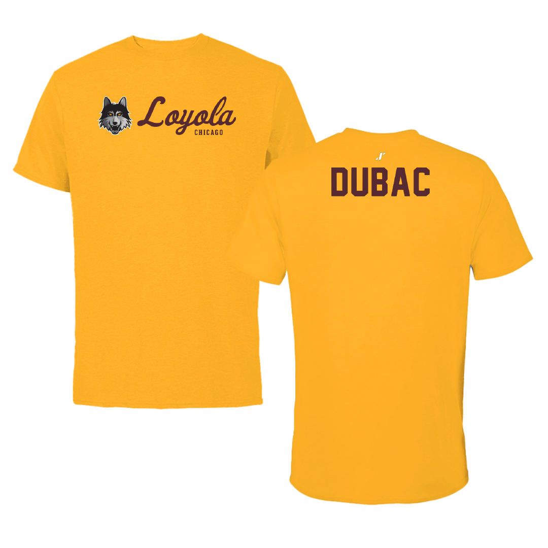 Loyola University-Chicago TF and XC Gold General Performance Tee - Mia Dubac
