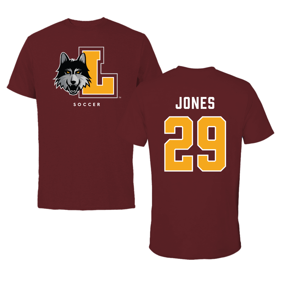 Loyola University-Chicago Soccer Maroon Mascot Performance Tee - #29 Kenedi Jones