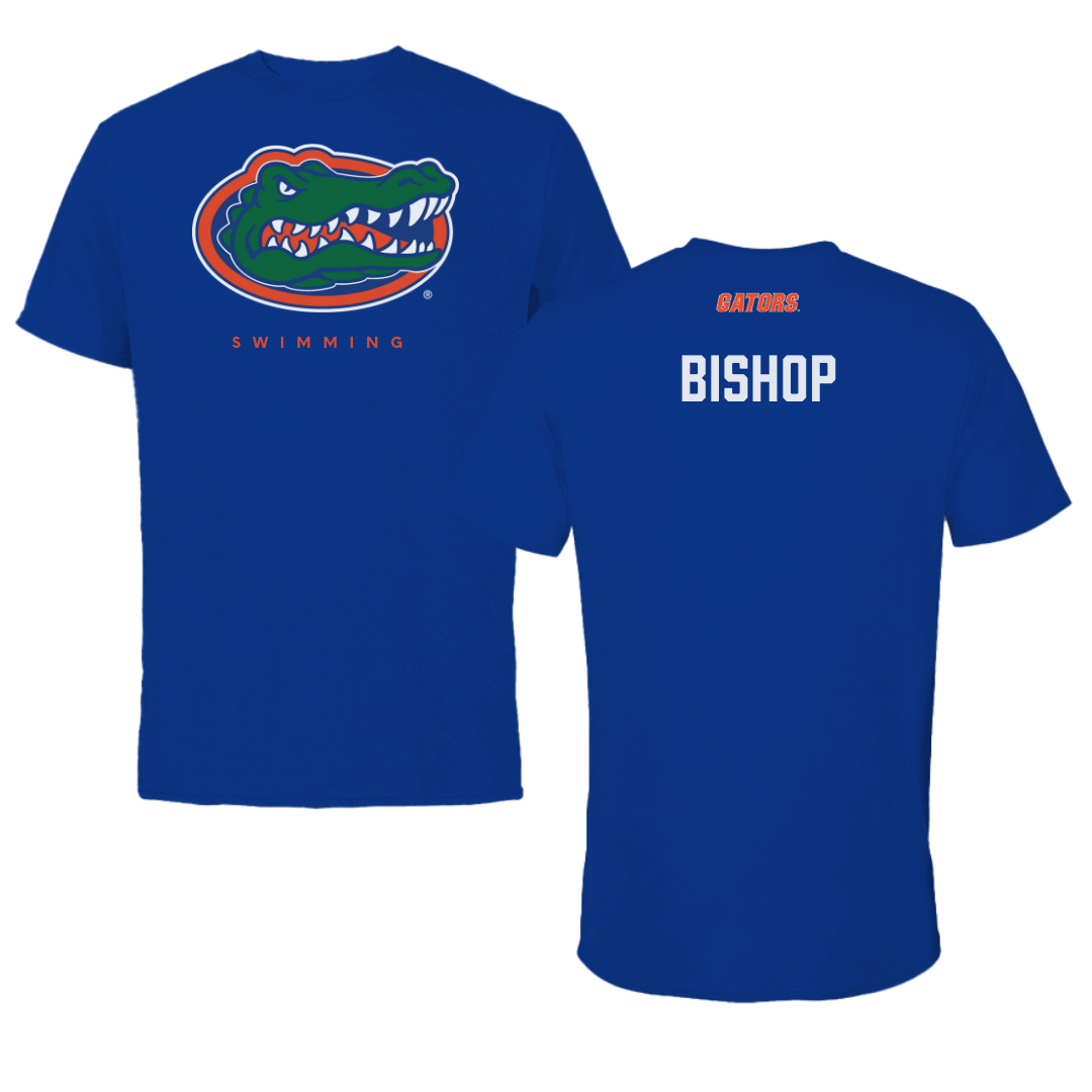 University of Florida Swimming & Diving Blue Tee - Chloe Bishop