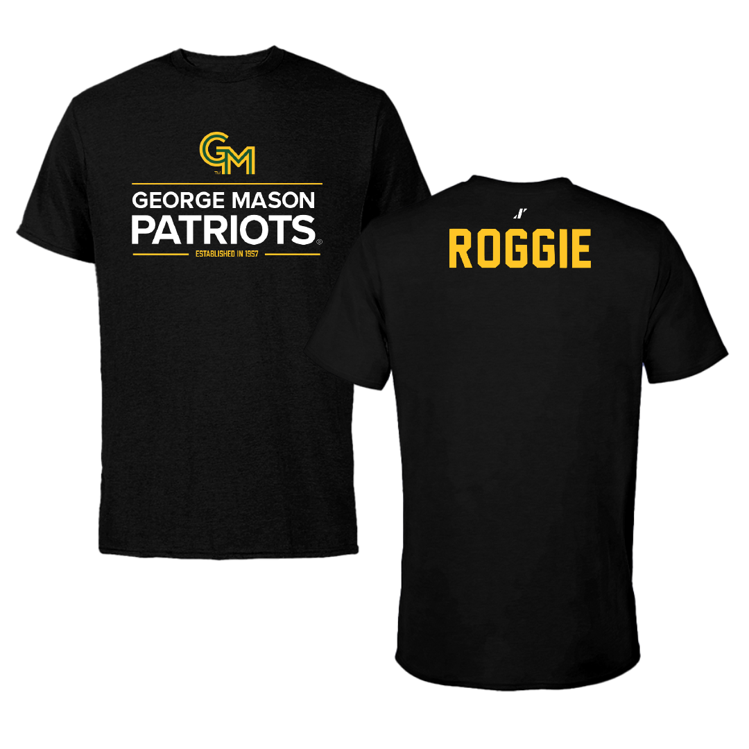 George Mason University Wrestling Black General Tee - Cale Roggie