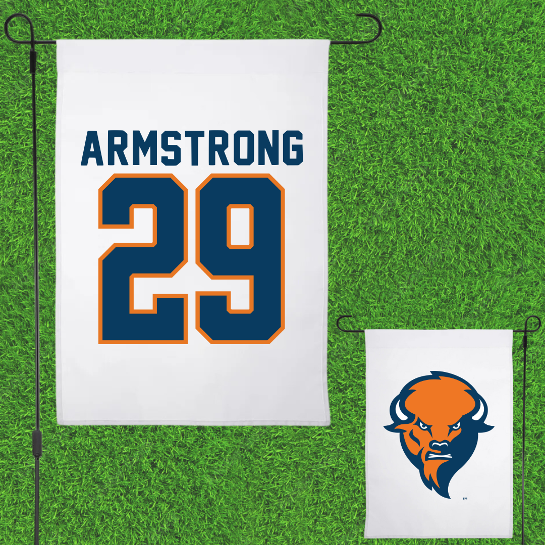Bucknell University Lacrosse White Garden Flag - #29 Thomas Armstrong