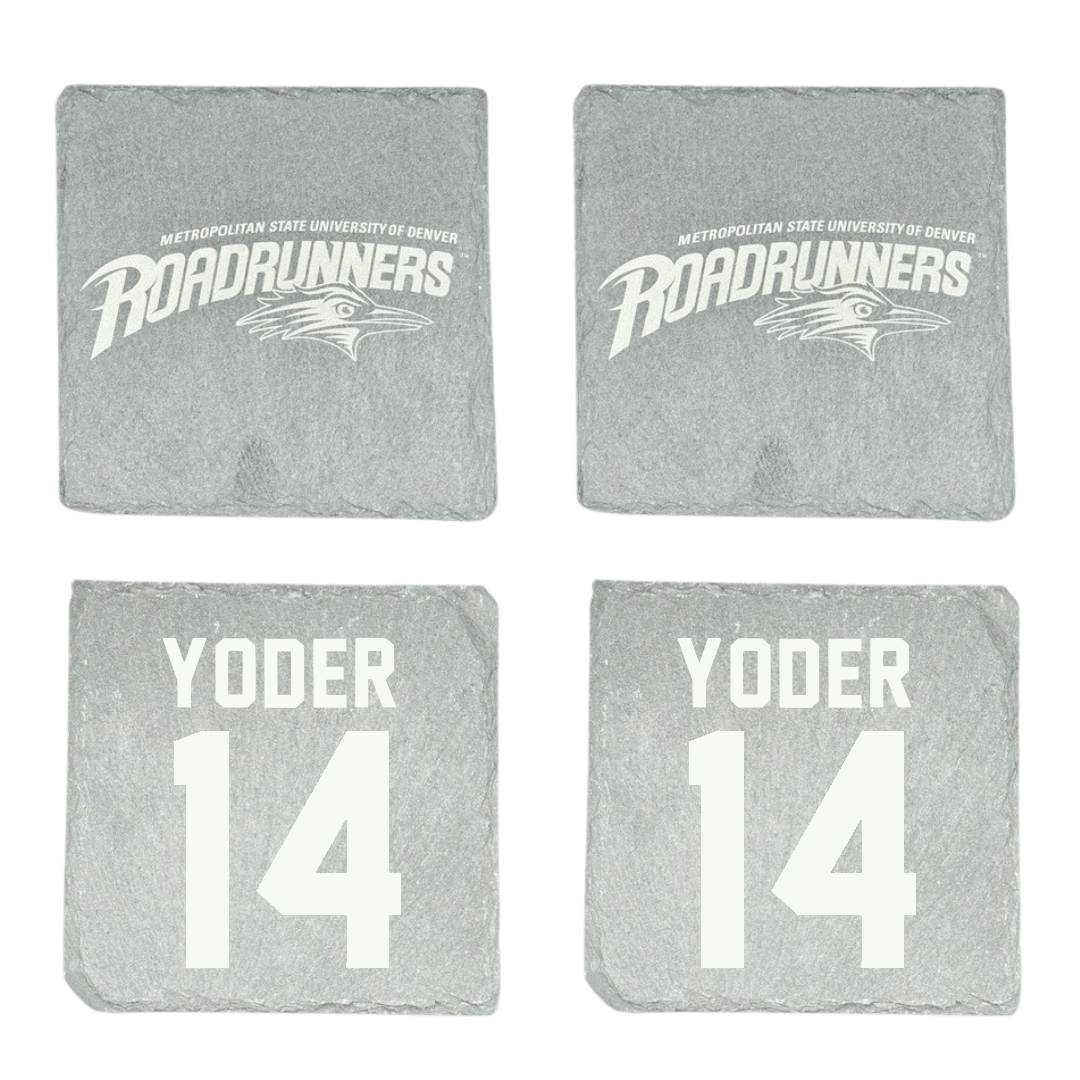 Metropolitan State University of Denver Soccer Stone Coaster (4 Pack)  - #14 Monica Yoder