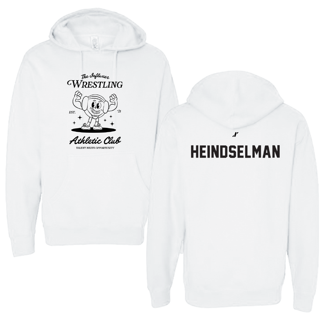 Wrestling White Influxer Athletic Club Hoodie - Josh Heindselman