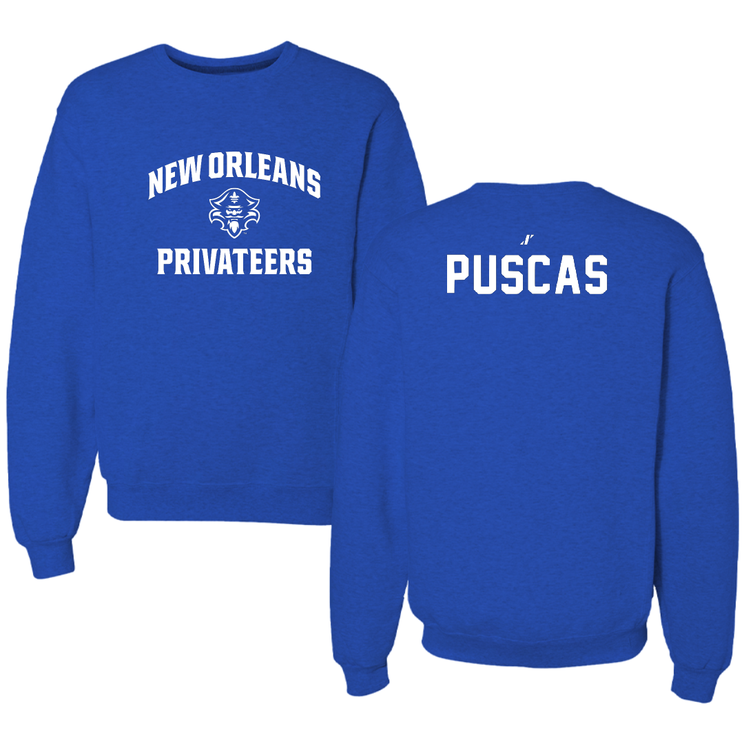 University of New Orleans Tennis Blue General Crewneck - Raluca Puscas