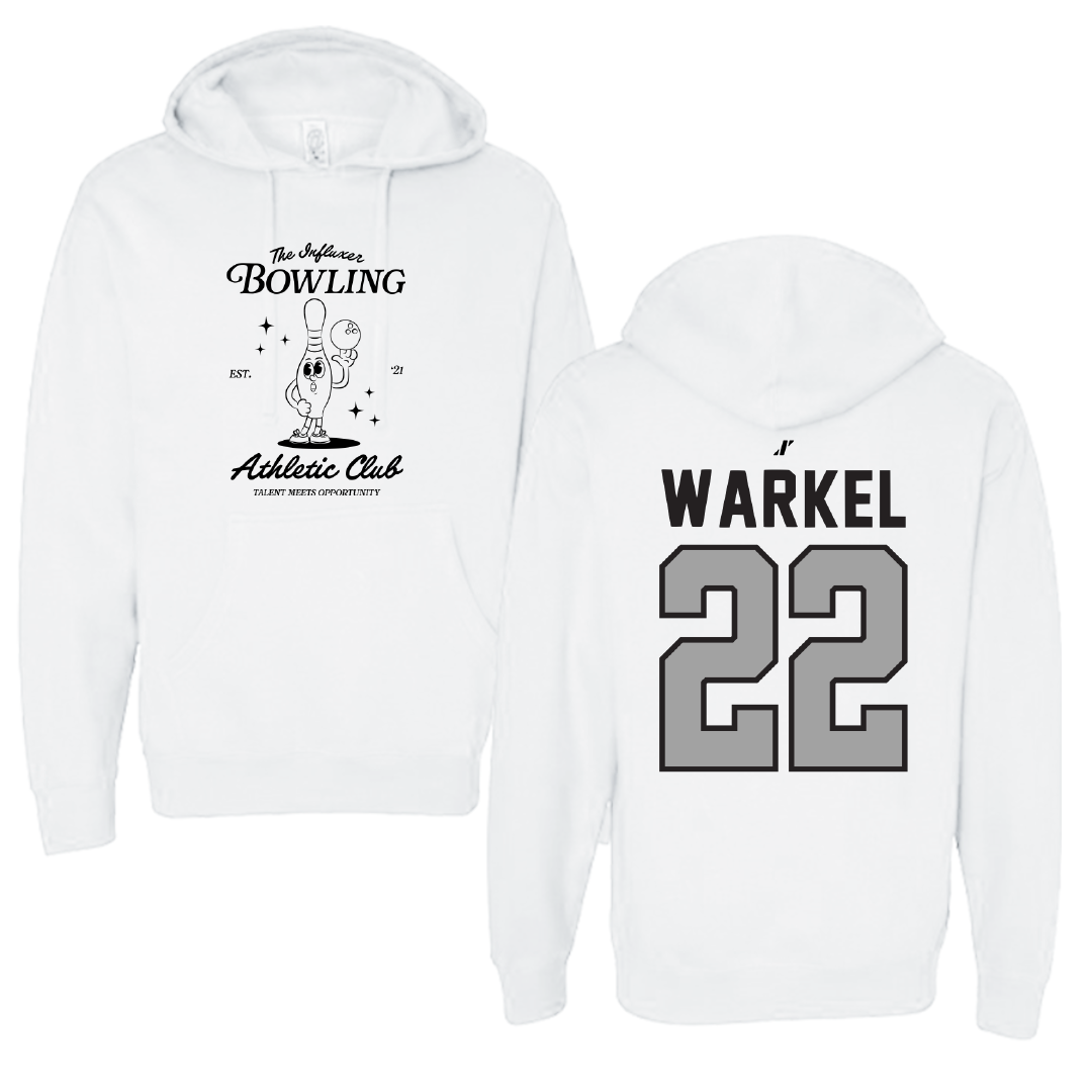 Bowling White Influxer Athletic Club Hoodie - #22 Anna Warkel