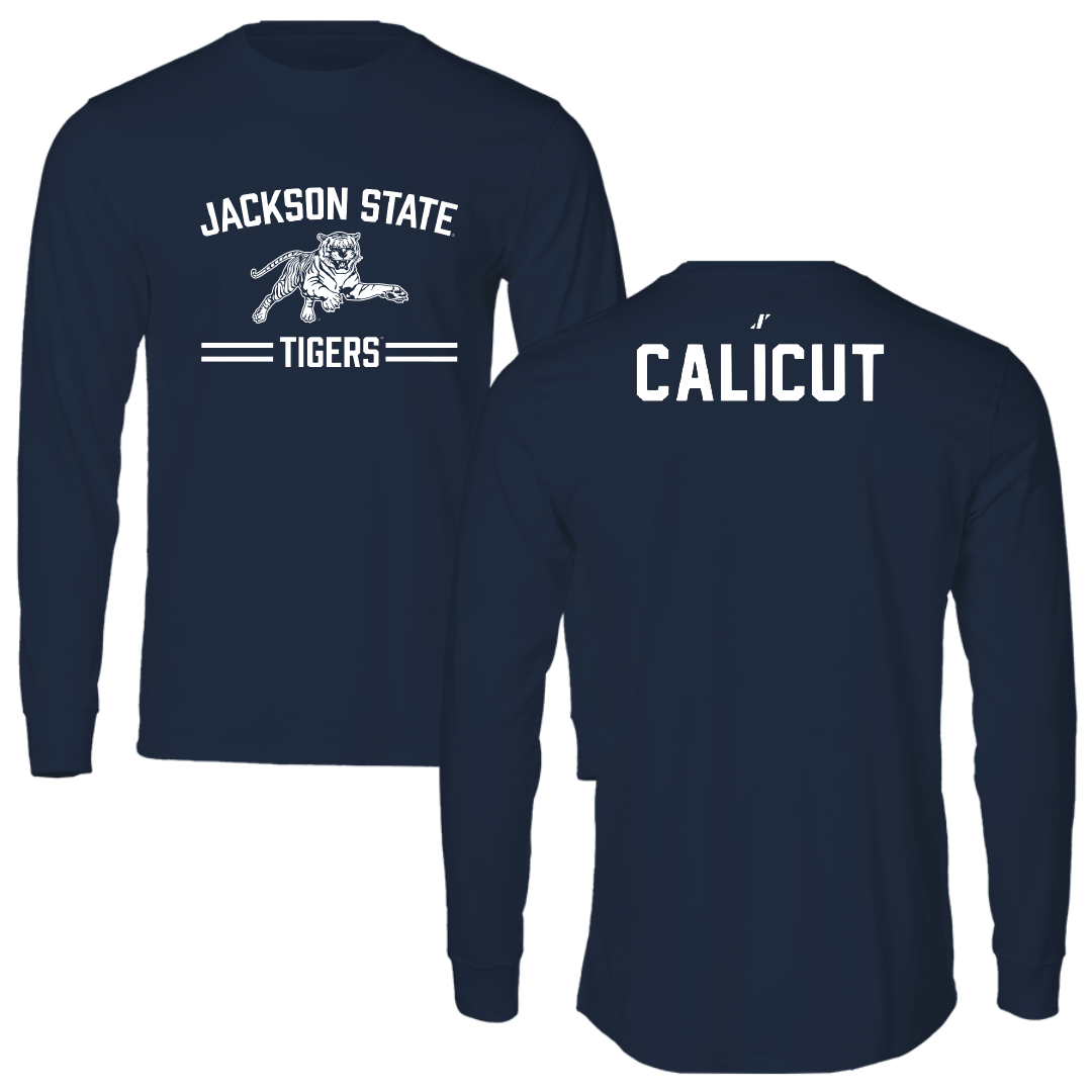 Jackson State University TF and XC Navy General Performance Long Sleeve - Callie Calicut