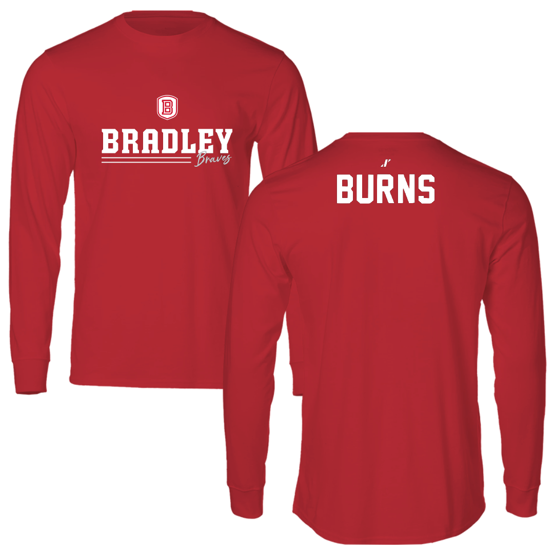 Bradley University TF and XC Red General Performance Long Sleeve - Oliver Burns