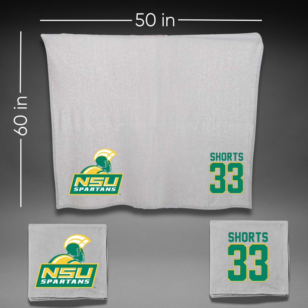 Norfolk State University Softball Gray Blanket - #33 Emory Shorts