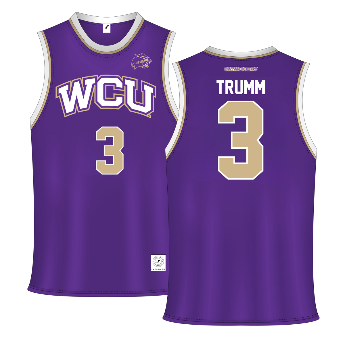Western Carolina University Purple Basketball Jersey - #3 Reagan Trumm