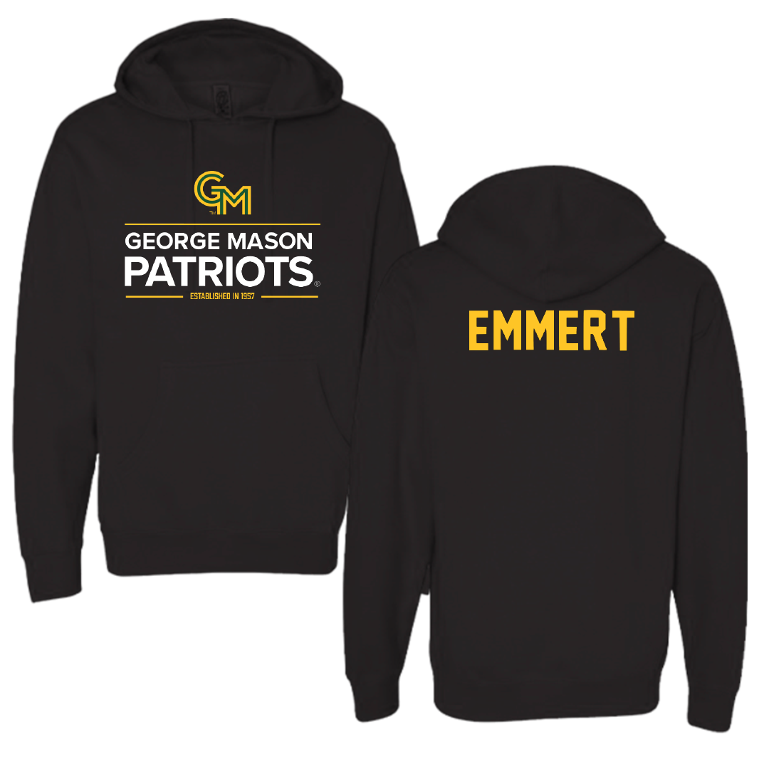 George Mason University TF and XC Black General Hoodie - Nicolas Emmert